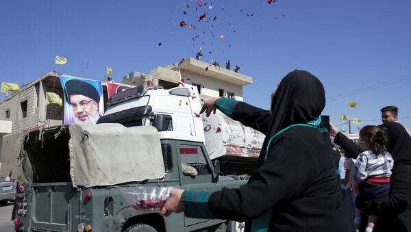 وصول صهاريج المازوت الإيراني إلى لبنان، 16 سبتمبر 2021 - سبوتنيك عربي