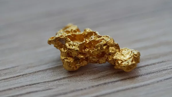 قطعة ذهب خام طبيعية  - سبوتنيك عربي