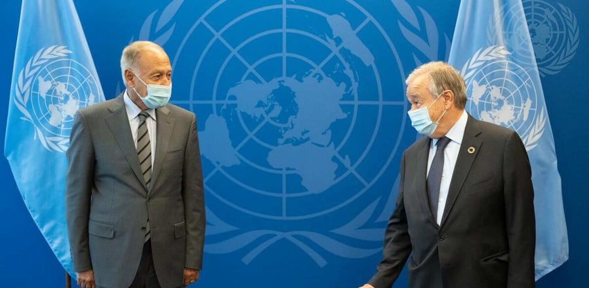 لقاء أبو الغيط مع الامين العام للأمم املتحدة على هامش الدورة 76 من الجمعية العامة للأمم المتحدة - سبوتنيك عربي, 1920, 20.09.2021