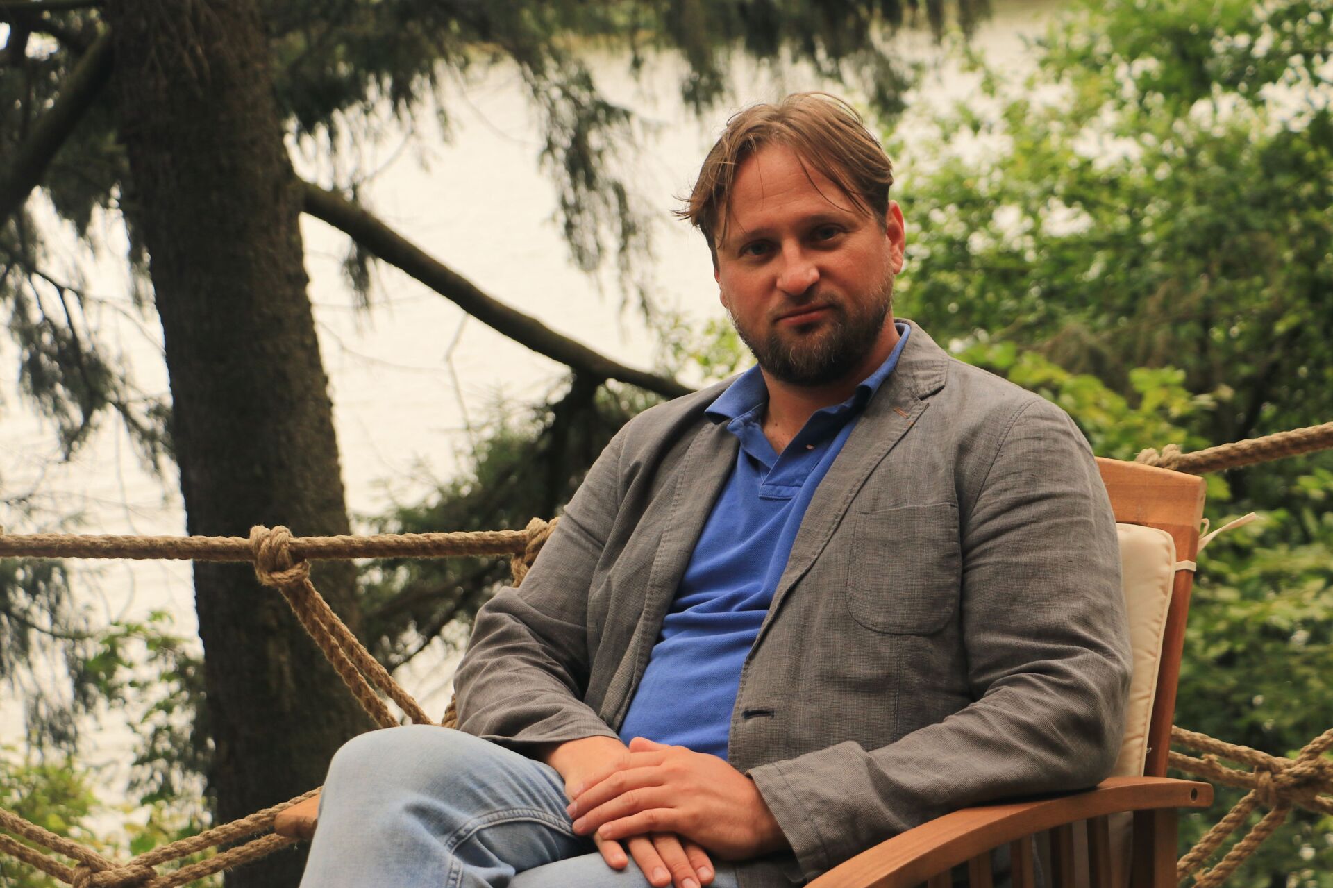 سيرغي بيتروف، صاحب مشروع فندق 5 نجوم في الهواء الطلق، ضواحي موسكو، روسيا - سبوتنيك عربي, 1920, 23.11.2021