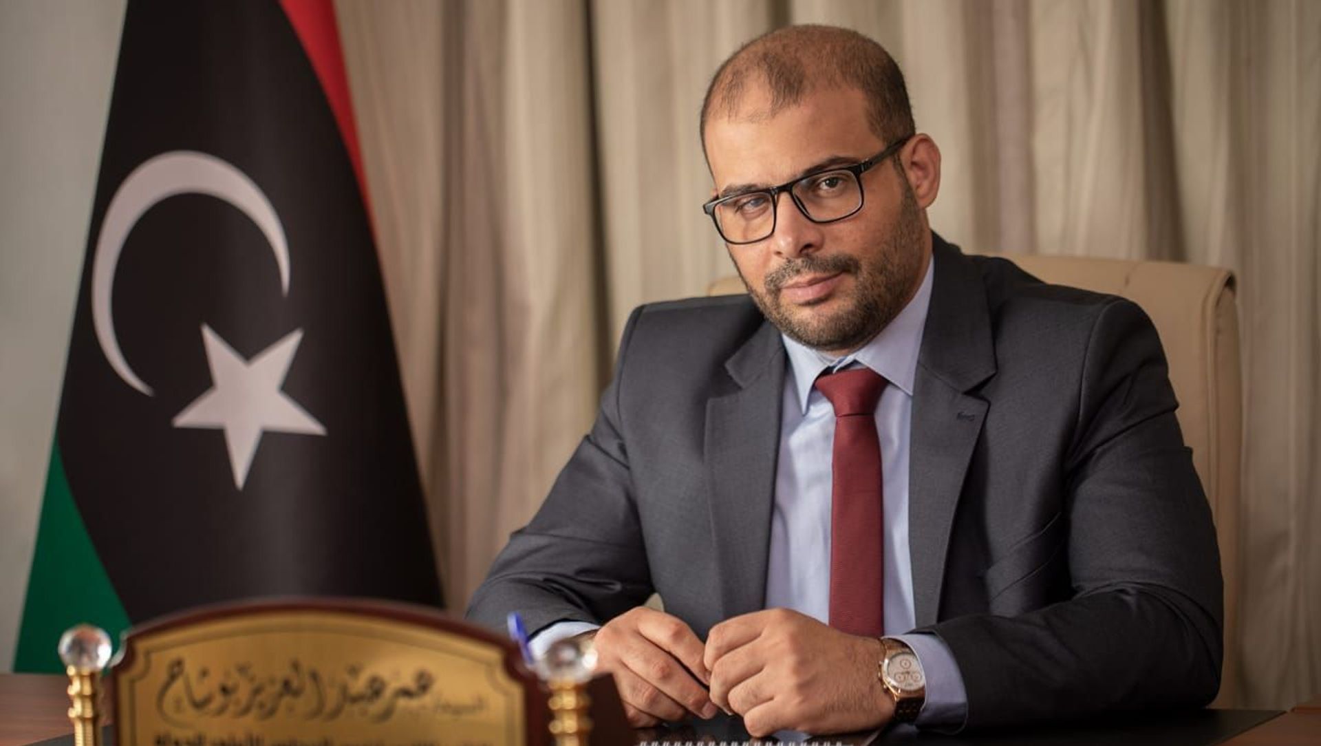 عمر عبد العزيز بوشاح النائب الثاني لرئيس مجلس الدولة الليبي عمر عبد العزيز بوشاح النائب الثاني لرئيس مجلس الدولة الليبي - سبوتنيك عربي, 1920, 27.09.2021