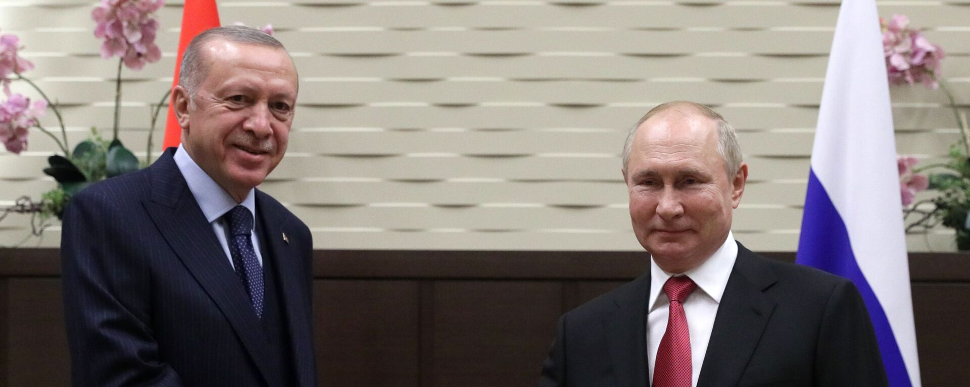 الرئيس الروسي فلاديمير بوتين يلتقي مع الرئيس التركي رجب طيب أردوغان في سوشتي، روسيا 29 سبتمبر 2021 - سبوتنيك عربي, 1920, 17.05.2022