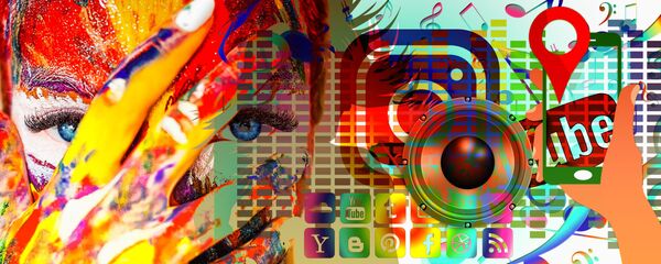 صورة لبعض وسائل التواصل مصممة عن طريق برامج حاسوب - سبوتنيك عربي