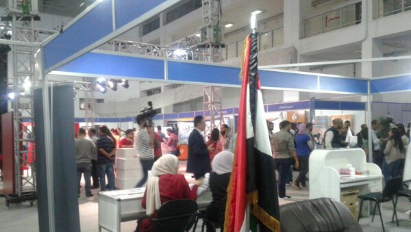 معرض تكنوتكس 2021 للإلكترونيات الخدمية والترفيهية والصناعية وأنظمة الحماية وأمن المعلومات في سوريا بمشاركة 30 شركة - سبوتنيك عربي