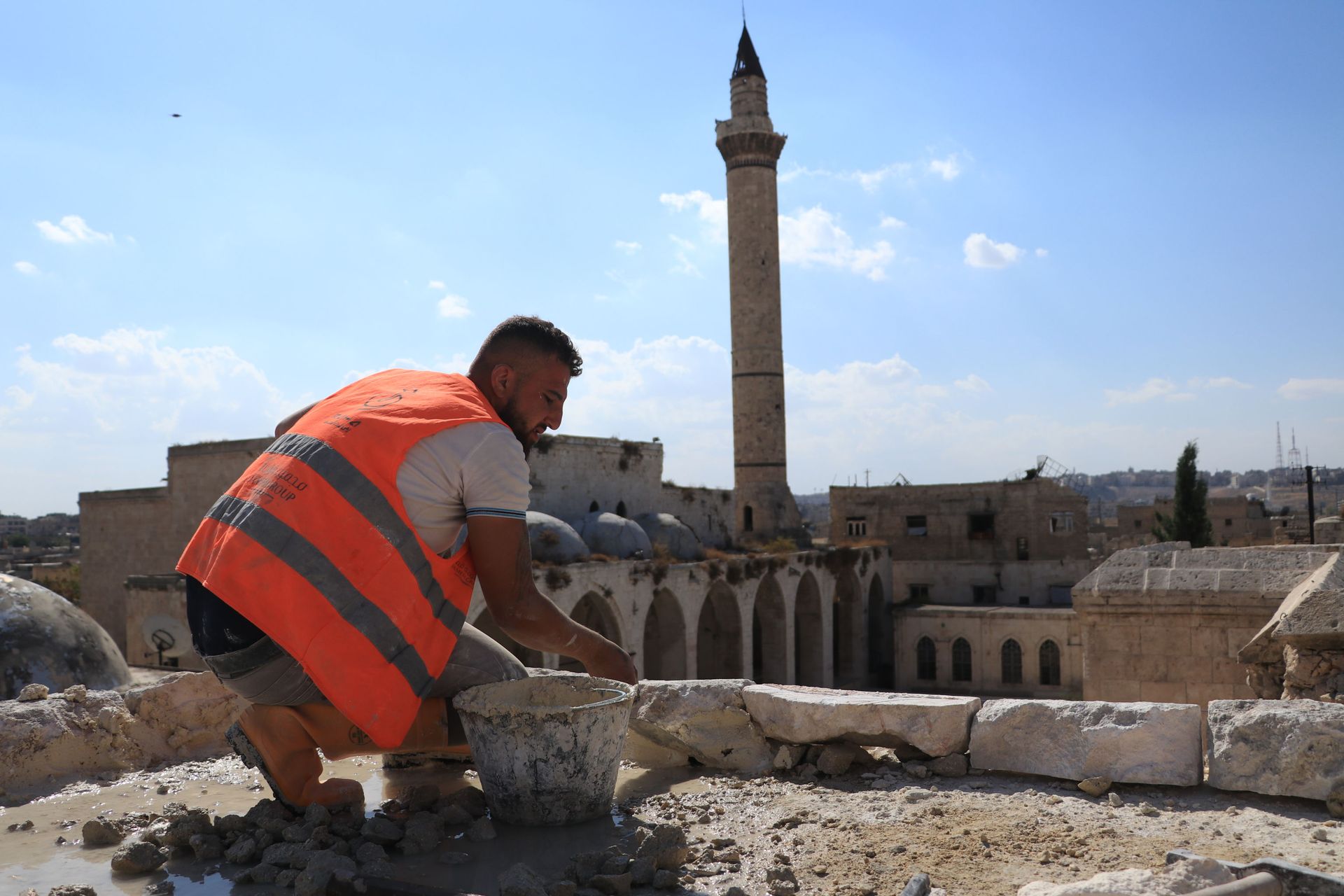 أعمال ترميم في سوق الأحمدية في مدينة حلب، سوريا - سبوتنيك عربي, 1920, 23.11.2021