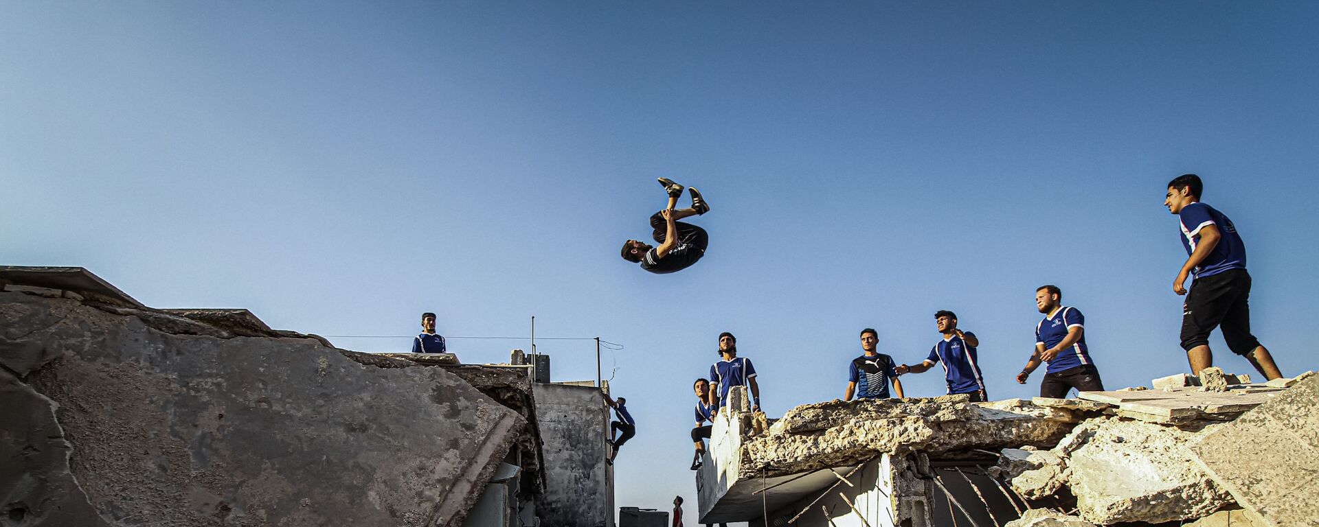 صورة باركور، المصور السوري منيب تيم، الفائز بالمركز الأول في الرياضة، صورة واحدة في مسابقة أندريه ستينين للتصوير الصحفي الدولي - سبوتنيك عربي, 1920, 12.01.2024