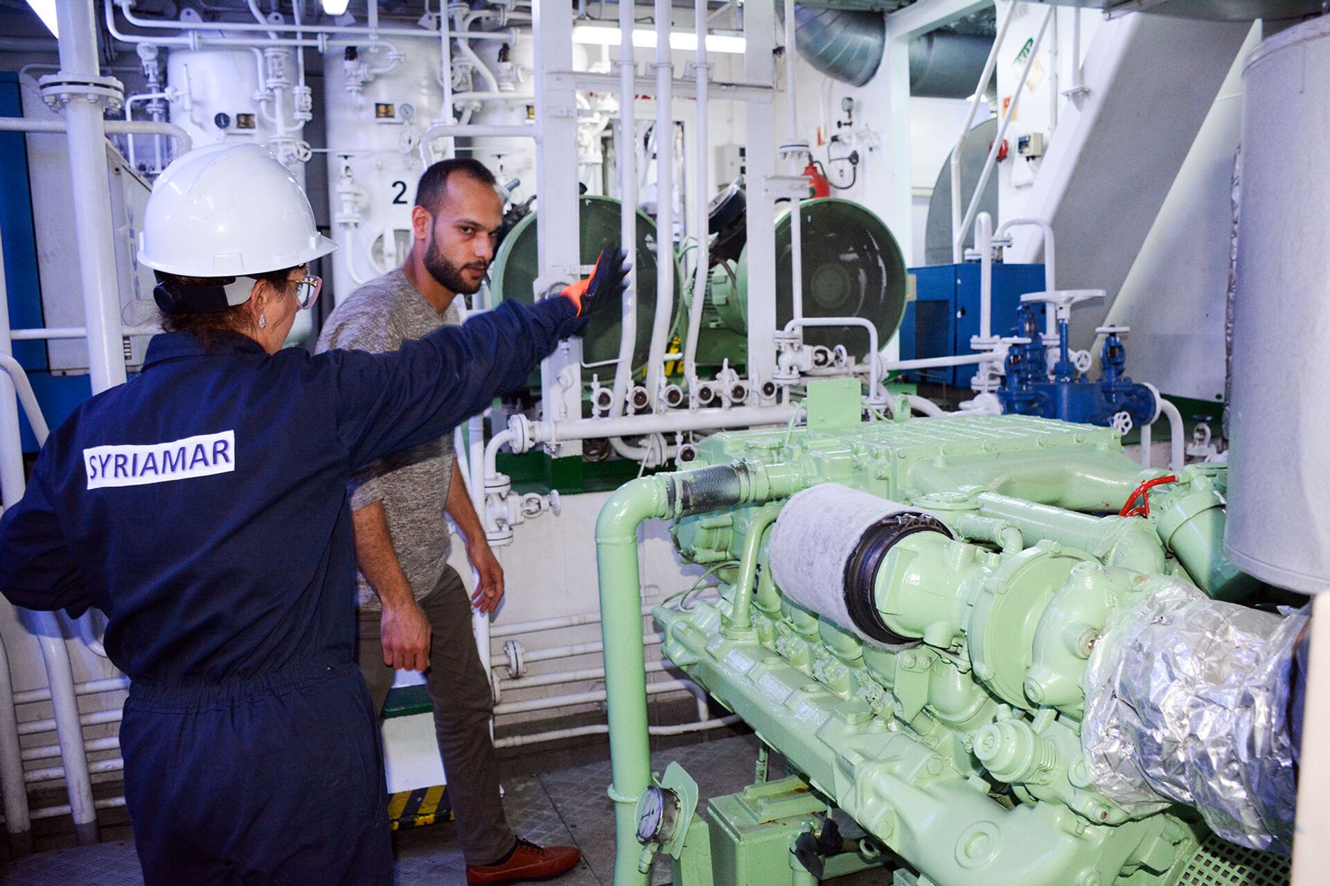 بشرى ناصيف، مهندسة بحرية تعمل على متن السفن السورية - سبوتنيك عربي, 1920, 23.11.2021