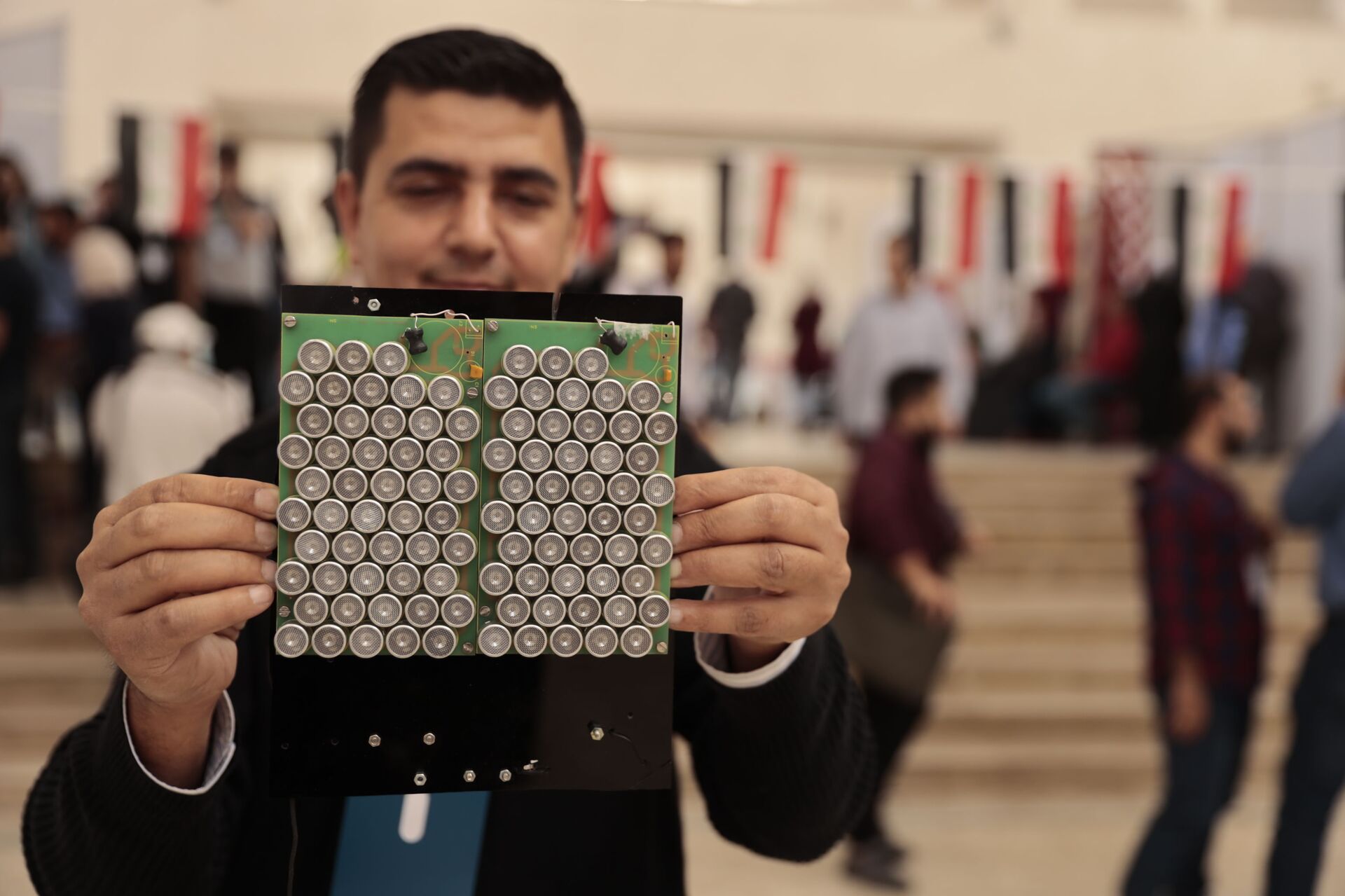 معرض الباسل للإبداع والاختراع في دورته الـ20 في كلية الهندسة الميكانيكية والكهربائية بجامعة دمشق، سوريا - سبوتنيك عربي, 1920, 23.11.2021