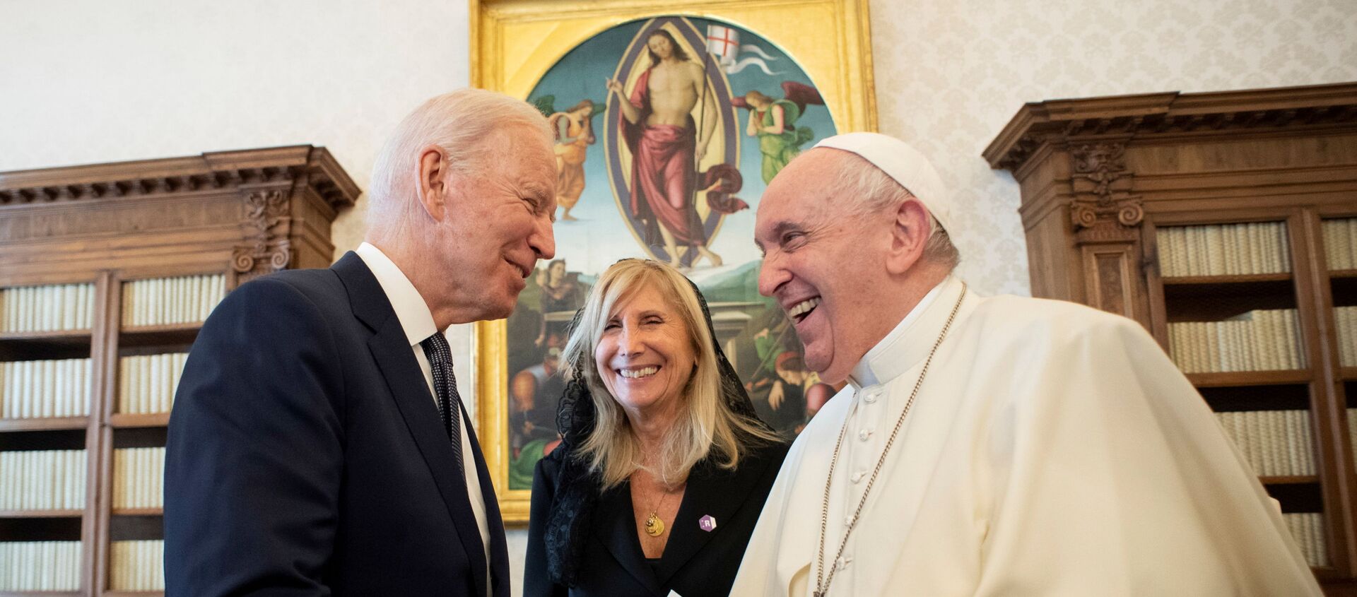 البابا فرنسيس يلتقي الرئيس الأمريكي جو بايدن في الفاتيكان، 29 أكتوبر/ تشرين الأول 2021 - سبوتنيك عربي, 1920, 29.10.2021