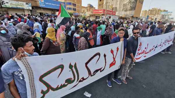 احتجاجات مليونية 30 أكتوبر في الخرطوم - سبوتنيك عربي