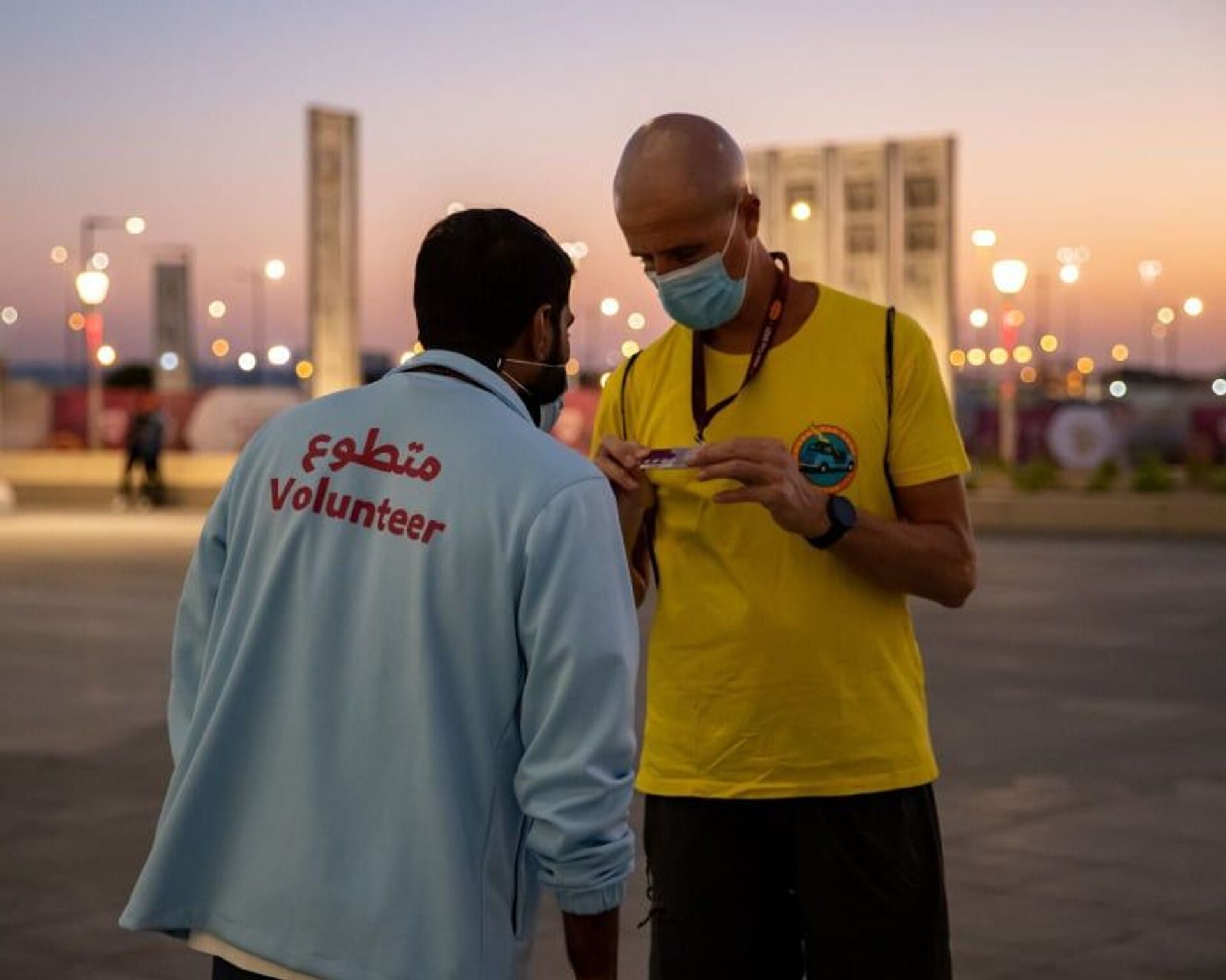 متطوعو اللجنة العليا للمشاريع والإرث يتطلعون إلى كأس العرب - سبوتنيك عربي, 1920, 23.11.2021