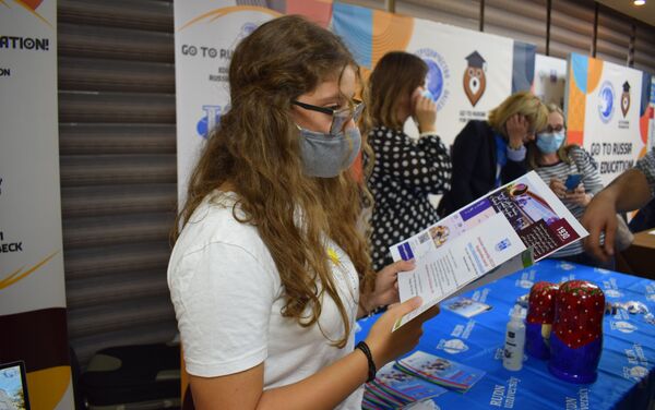 معرض الجامعات الروسية في بيروت، روسيا 2 نوفمبر 2021 معرض الجامعات الروسية في بيروت، روسيا 2 نوفمبر 2021 - سبوتنيك عربي