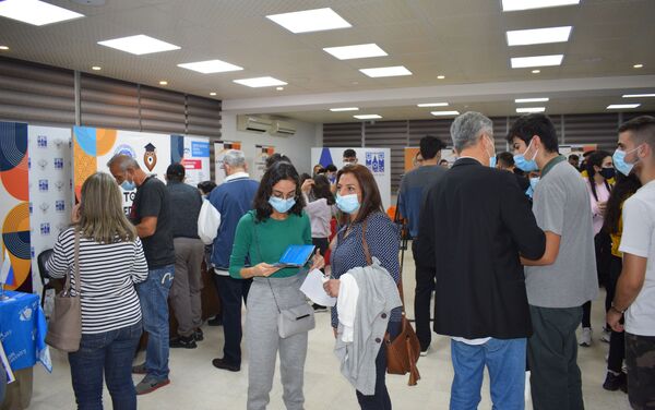 معرض الجامعات الروسية في بيروت، روسيا 2 نوفمبر 2021 معرض الجامعات الروسية في بيروت، روسيا 2 نوفمبر 2021 - سبوتنيك عربي