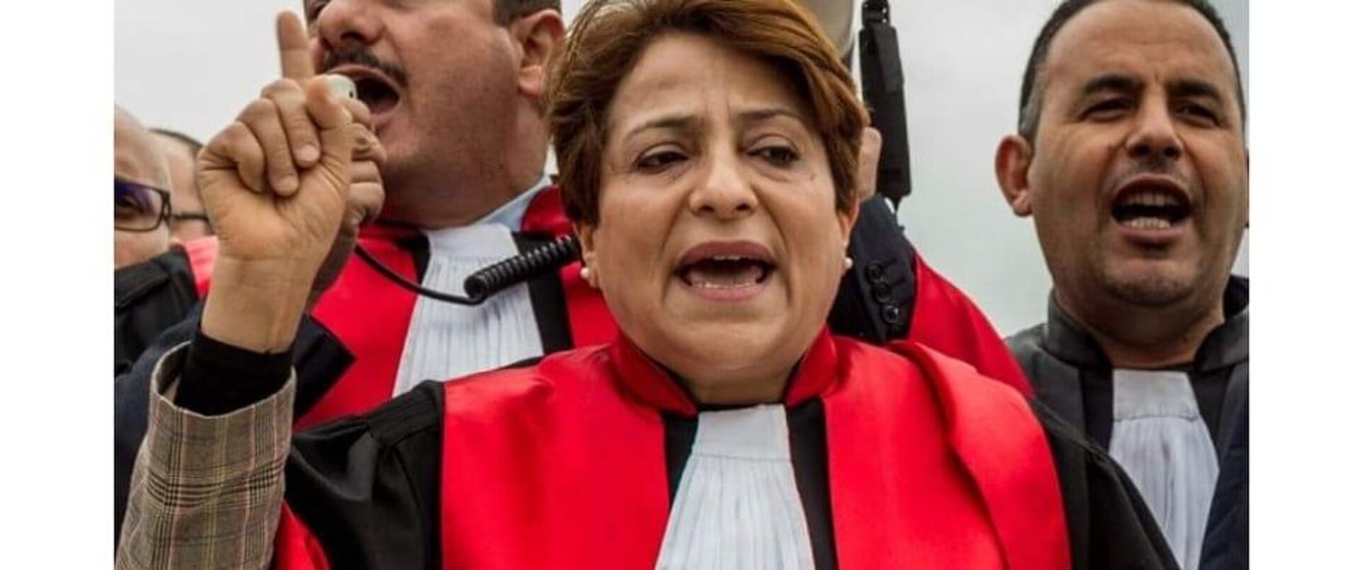 الرئيس الشرفية لجمعية القضاة بتونس روضة القرافي  - سبوتنيك عربي, 1920, 10.11.2021