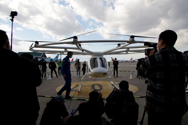 التاكسي الجوي في مطار جيمبو في سئول، كوريا الجنوبية 11 نوفمبر 2021 - سبوتنيك عربي