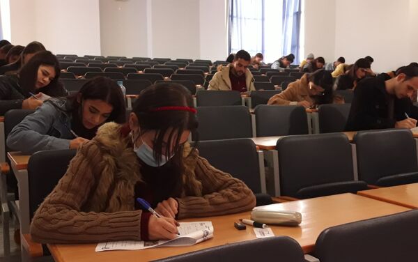 جامعتا ستانكين الروسية والبعث السورية تنظمان أولمبيادا للغة الروسية في حمص - سبوتنيك عربي