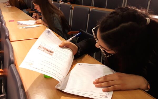 جامعتا ستانكين الروسية والبعث السورية تنظمان أولمبيادا للغة الروسية في حمص - سبوتنيك عربي