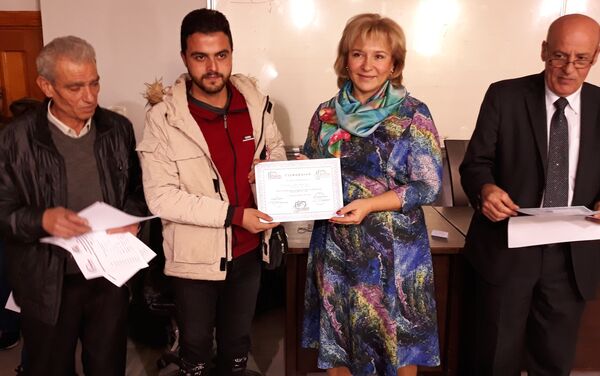 جامعتا ستانكين الروسية والبعث السورية تنظمان أولمبيادا للغة الروسية في حمص - سبوتنيك عربي