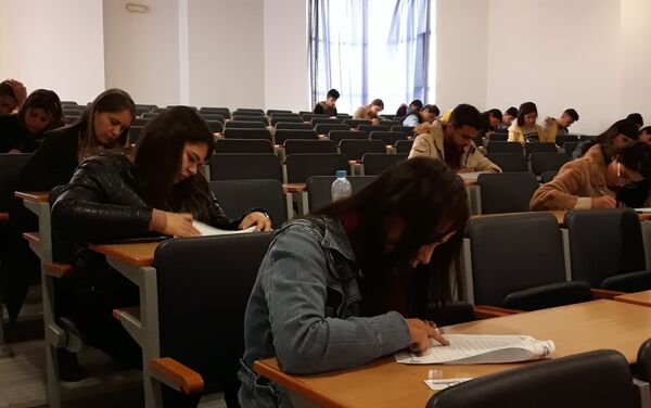 جامعتا ستانكين الروسية والبعث السورية تنظمان أولمبيادا للغة الروسية في حمص - سبوتنيك عربي