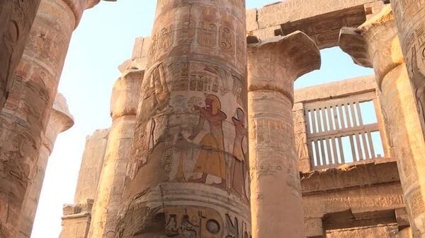 ترميم آثار فرعونية، الأقصر، مصر - سبوتنيك عربي
