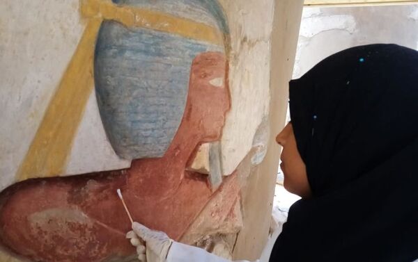 ترميم آثار فرعونية - سبوتنيك عربي