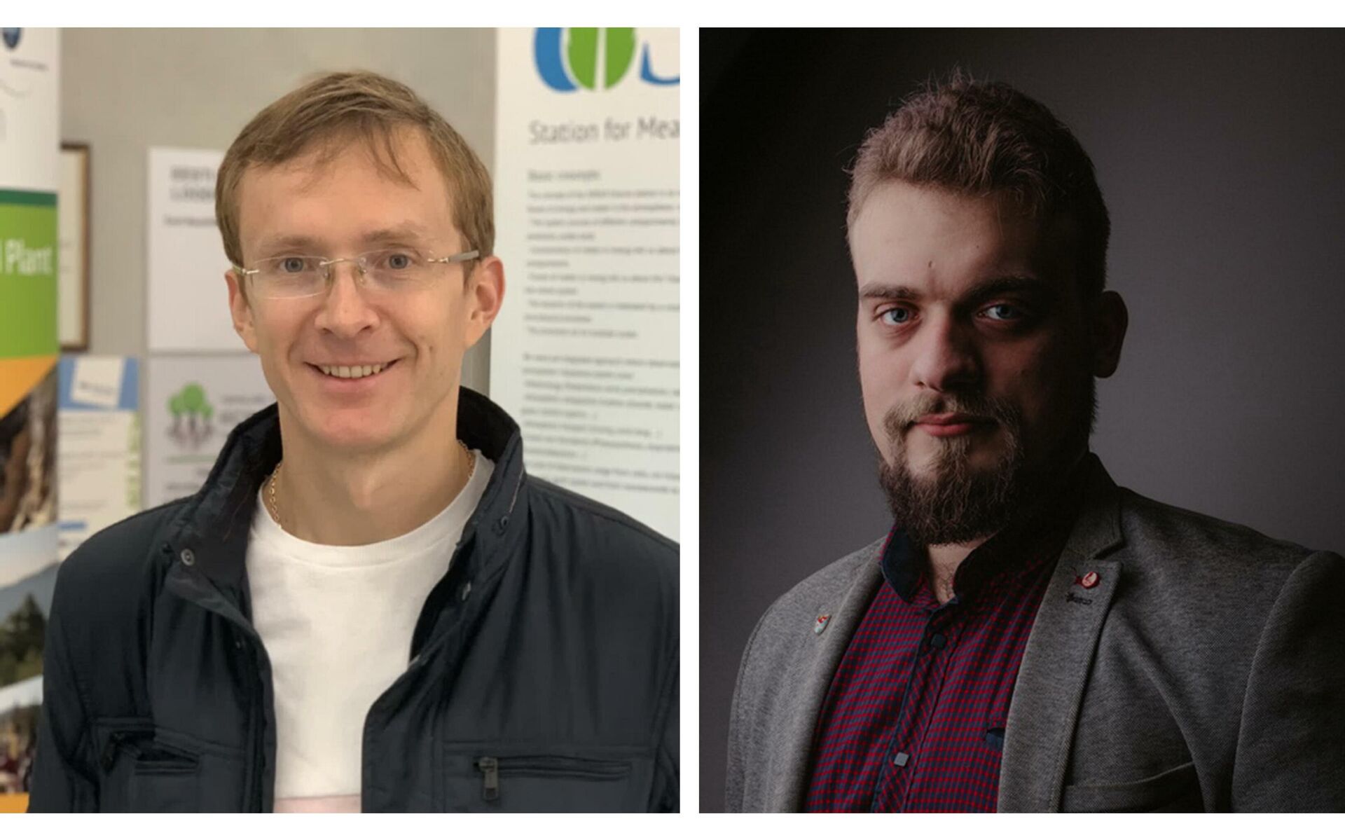 فالنتين رومانوفسكي (يسار الصورة)، أحد الخبراء البارزين في مركز أبحاث المواد النانوية الخزفية الإنشائية التابع لجامعة MISIS وزميله المشارك مكسيم كوماروف، وهو طالب دراسات عليا في معهد الكيمياء العامة وغير العضوية في أكاديمية العلوم الوطنية  في بيلاروسيا. - سبوتنيك عربي, 1920, 08.12.2021