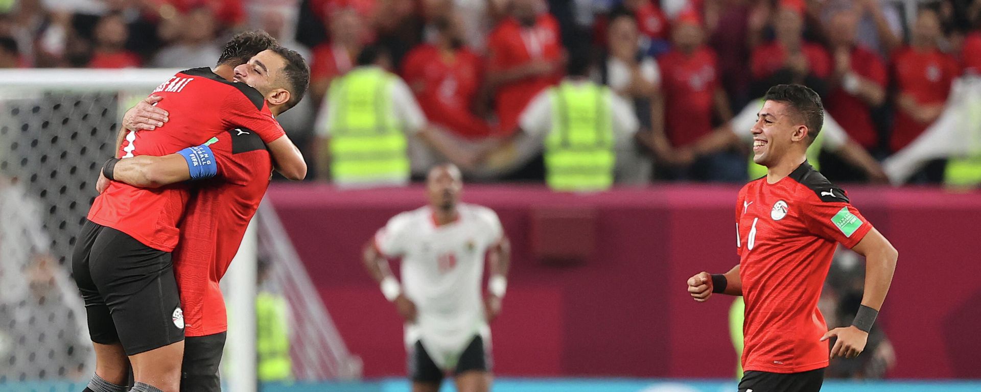 منتخب مصر لكرة القدم خلال مباراته مع المنتخب الأردني في كأس العرب 2021 في قطر - سبوتنيك عربي, 1920, 19.01.2022
