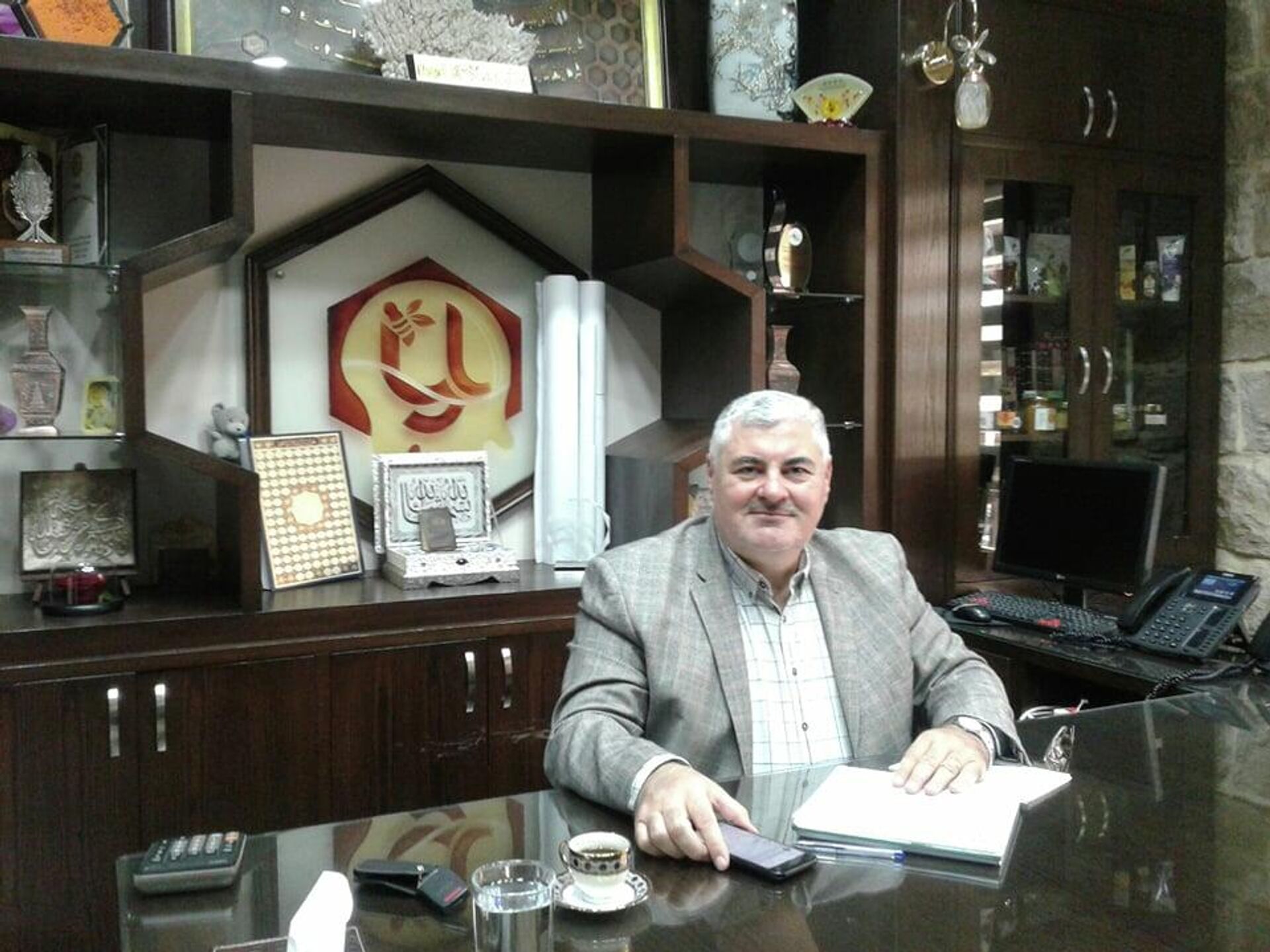 رئيس فرع سوريا لاتحاد النحالين العرب المهندس إياد دعبول - سبوتنيك عربي, 1920, 13.12.2021