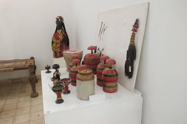 أواني أثرية في متحف الإثنوغرافيا ‏في السودان - سبوتنيك عربي