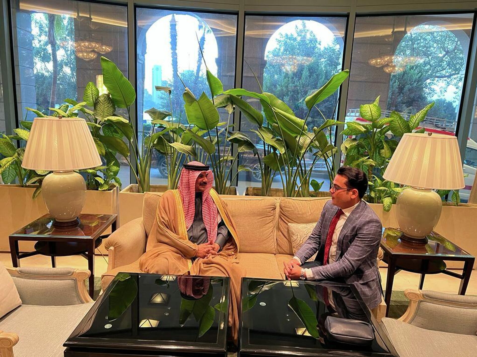 رئيس لجنة الشؤون الخارجية بالبرلمان البحريني محمد السيسي البوعينين في مقابلة مع سبوتنيك - سبوتنيك عربي, 1920, 26.12.2021