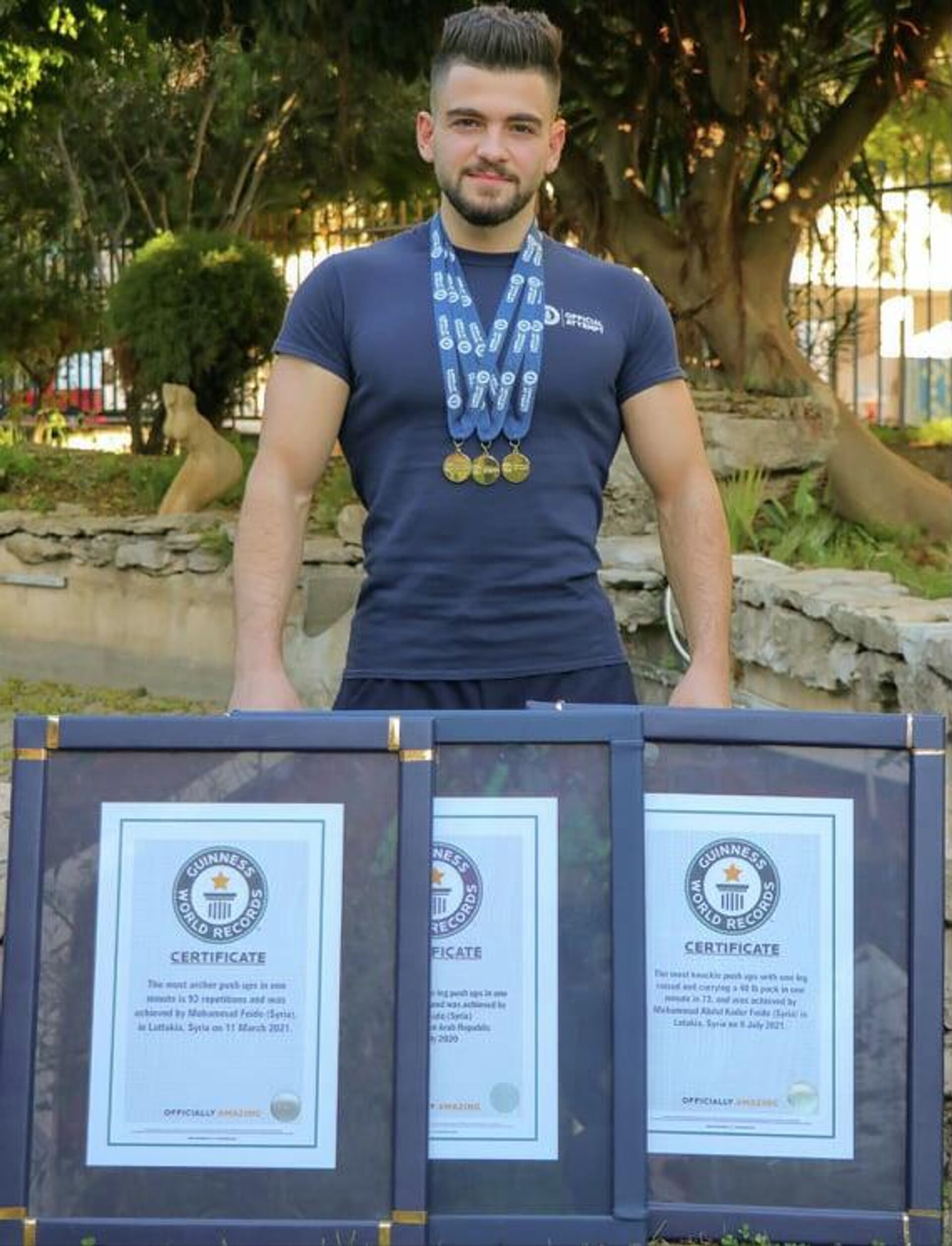 محمد فيضو... رياضي سوري من اللاذقية يدخل غينيس 3 مرات متتالية - سبوتنيك عربي, 1920, 07.01.2022