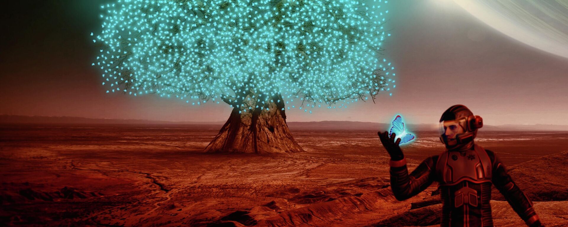 صورة خيالية للإنسان في كوكب المريخ  - سبوتنيك عربي, 1920, 02.02.2022