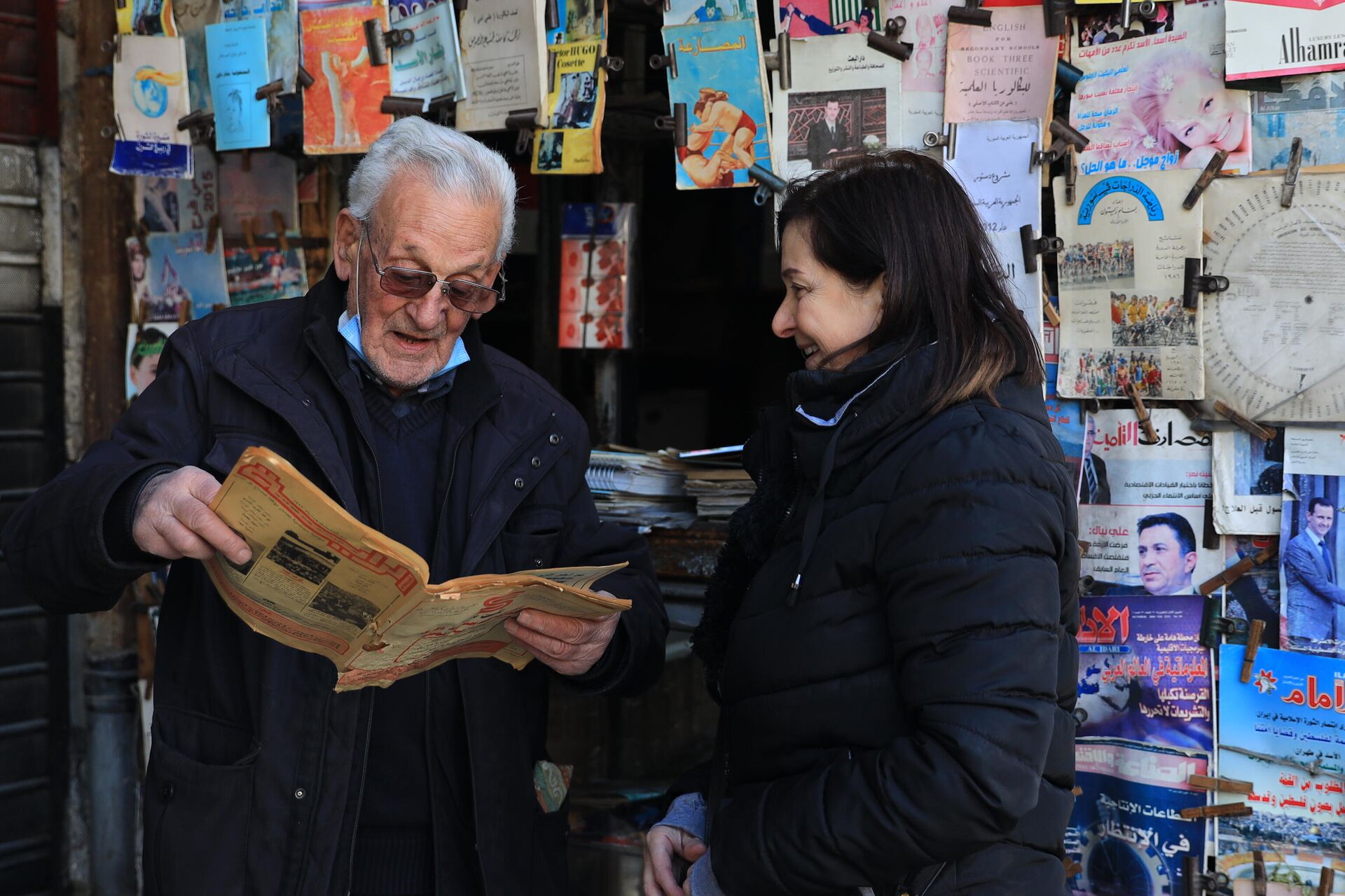 أقدم بائعي الكلام في دمشق، مطونيوس جدلي، سوريا - سبوتنيك عربي, 1920, 01.02.2022