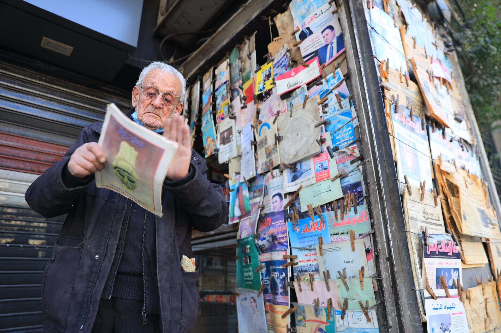 أقدم بائعي الكلام في دمشق، مطونيوس جدلي، سوريا - سبوتنيك عربي, 1920, 01.02.2022