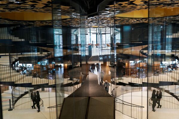 منظر عام لدار الموسيقى في بودابست، المجر، 23 يناير 2022. - سبوتنيك عربي