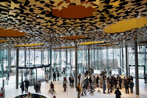 منظر عام لدار الموسيقى في بودابست، المجر، 23 يناير 2022. - سبوتنيك عربي