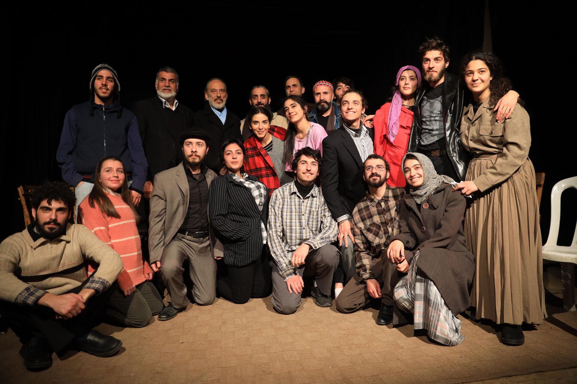 الفنان السوري غسان مسعود في ملتقى الإبداع بدمشق، سوريا - سبوتنيك عربي, 1920, 03.02.2022