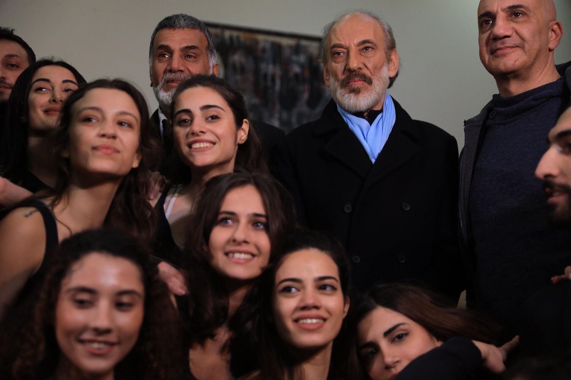 الفنان السوري غسان مسعود في ملتقى الإبداع بدمشق، سوريا - سبوتنيك عربي, 1920, 03.02.2022