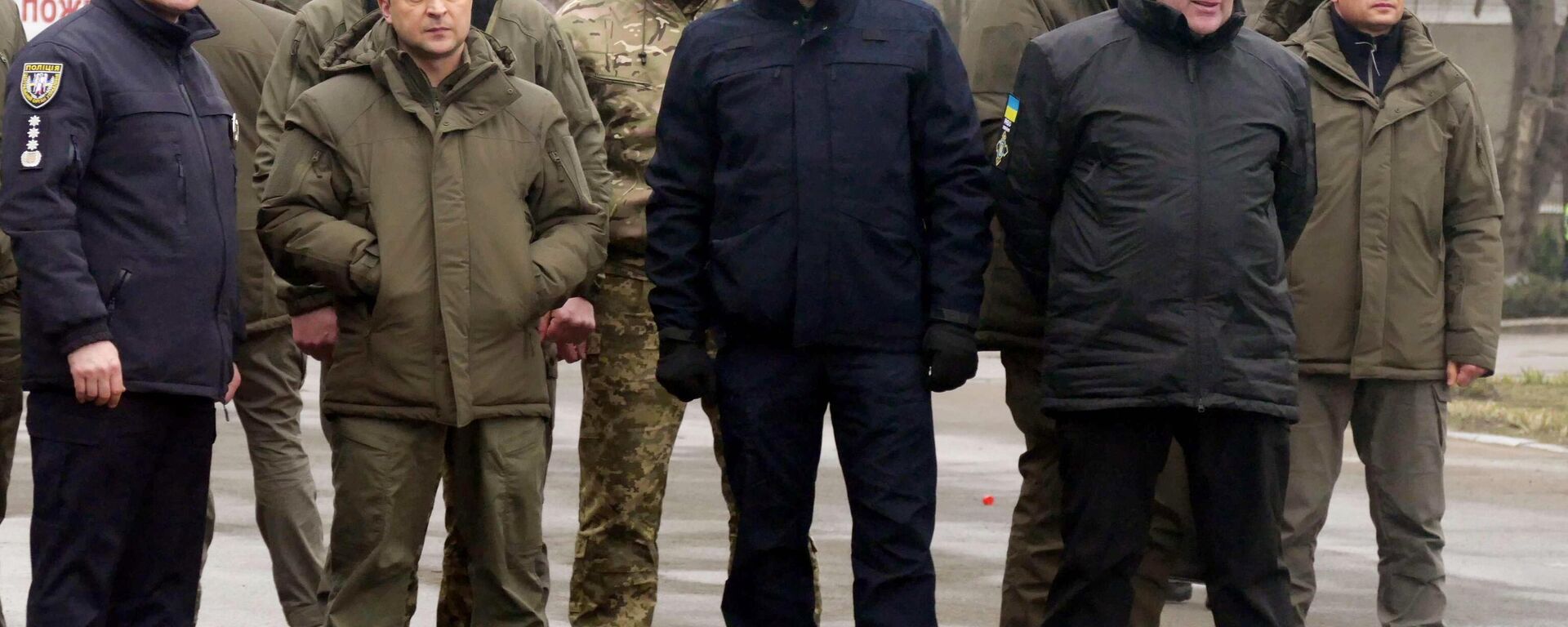 الرئيس الأوكراني فلاديمير زيلينسكي على حدود شبه جزيرة القرم الروسية، روسيا
 - سبوتنيك عربي, 1920, 21.03.2022