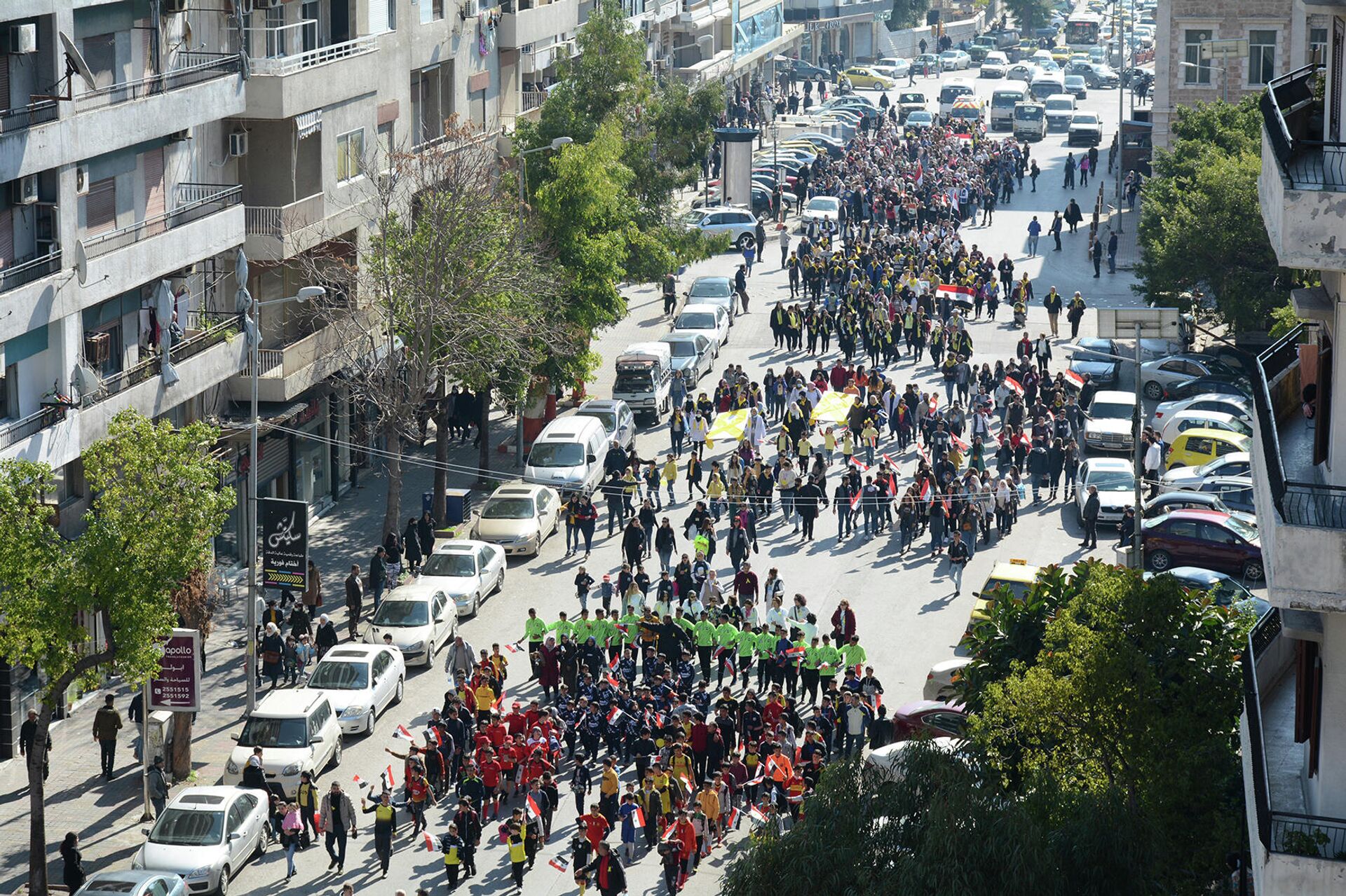 مسير كرنفالي لأطفال السرطان في سوريا: العقوبات الأمريكية تقلص فرصتنا في النجاة
 - سبوتنيك عربي, 1920, 14.02.2022