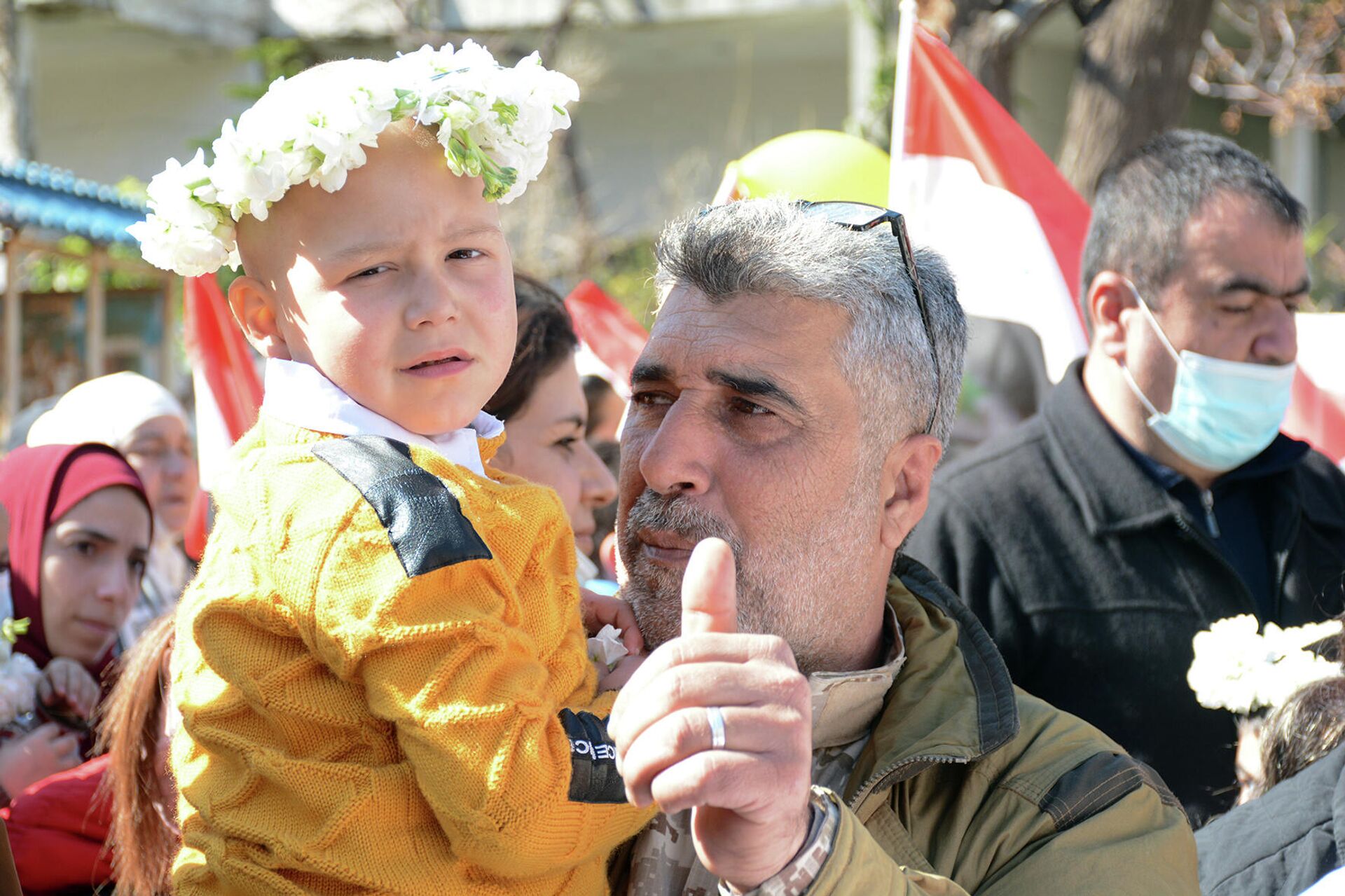 مسير كرنفالي لأطفال السرطان في سوريا: العقوبات الأمريكية تقلص فرصتنا في النجاة
 - سبوتنيك عربي, 1920, 14.02.2022