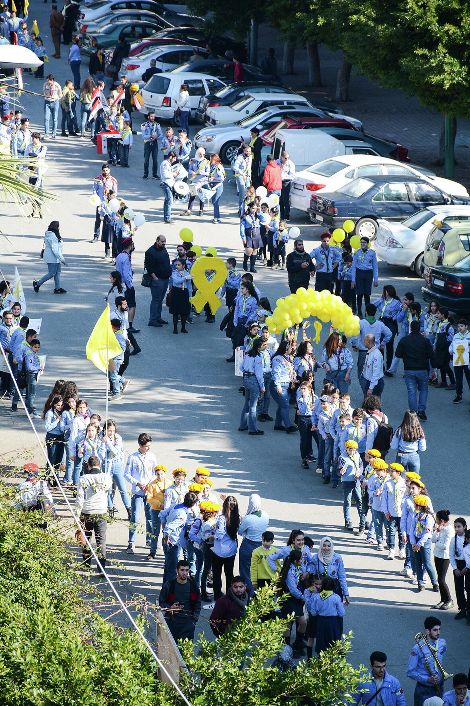 مسير كرنفالي لأطفال السرطان في سوريا: العقوبات الأمريكية تقلص فرصتنا في النجاة
 - سبوتنيك عربي, 1920, 14.02.2022