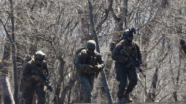 تدريبات محمولة جوا مشتركة بين اليابان والولايات المتحدة، غوتيمبا شرق طوكيو، اليابان 15 مارس 2022 تدريبات محمولة جوا مشتركة بين اليابان والولايات المتحدة، غوتيمبا شرق طوكيو، اليابان 15 مارس 2022 - سبوتنيك عربي