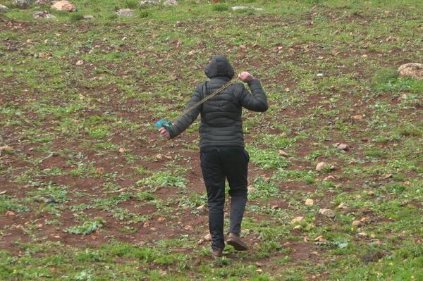 مواجهات بين فلسطينيين وقوات الجيش الإسرائيلي في بلدة دجن شمالي الضفة الغربية - سبوتنيك عربي