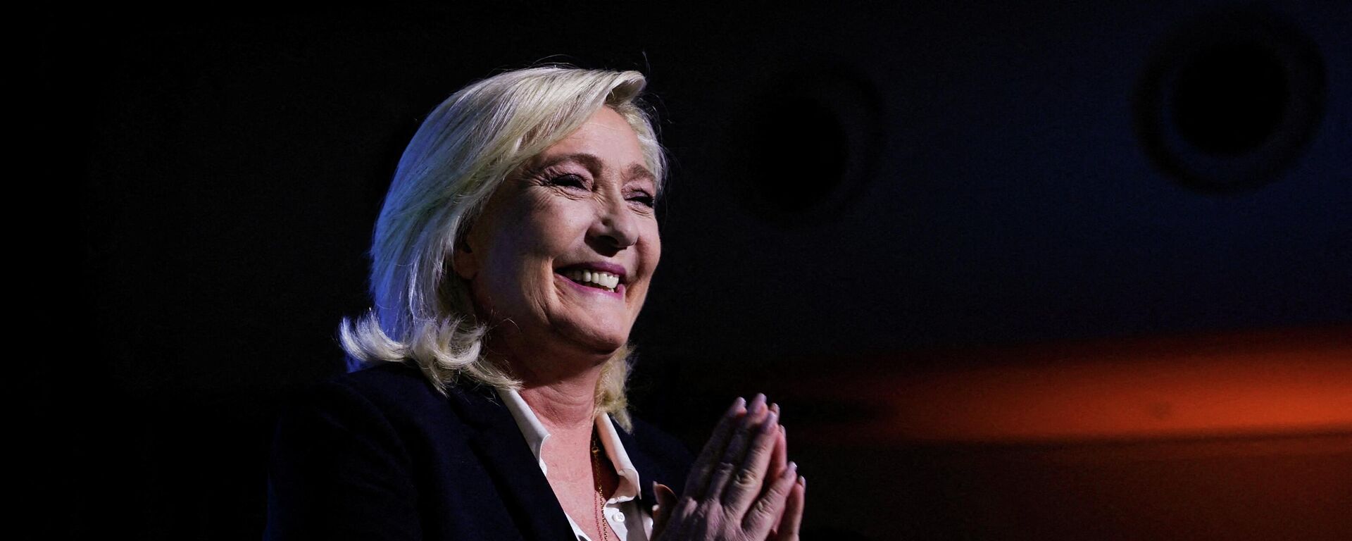 الانتخابات الرئاسية الفرنسية - المرشحة الفرنسية من الحزب اليميني المتطرف الوحدة الوطنية ماري لوبان، فرنسا 2022 - سبوتنيك عربي, 1920, 14.04.2022