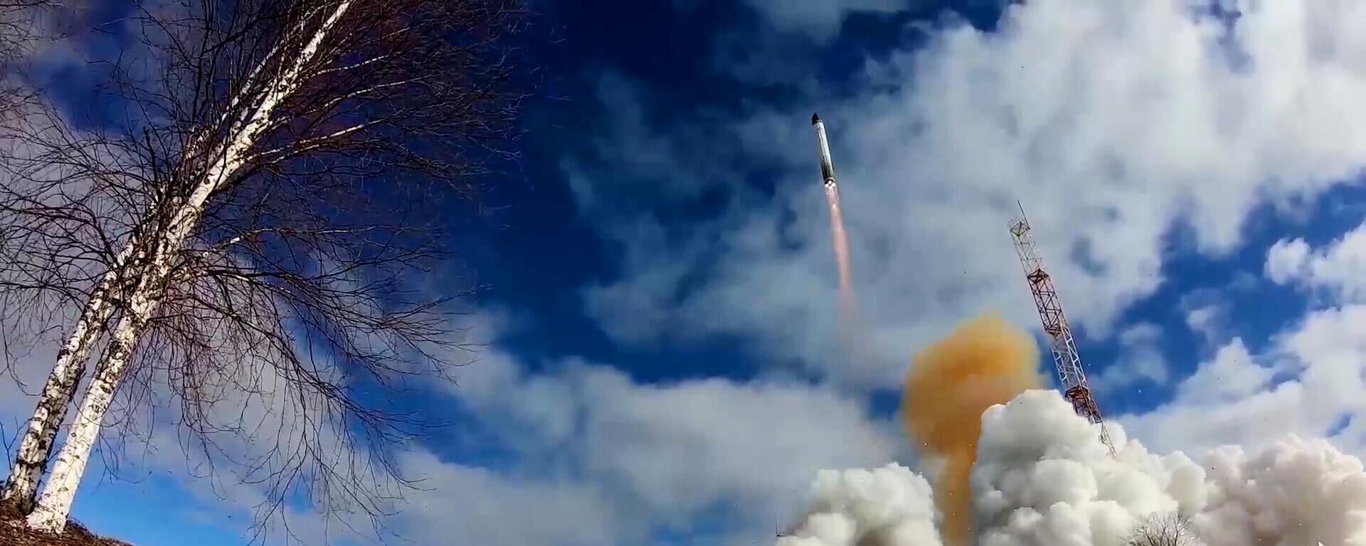 تجربة ناجحة لاختبار صاروخ سارمات باليستي عابر للقارات، 21 أبريل 2022 - سبوتنيك عربي, 1920, 21.06.2023