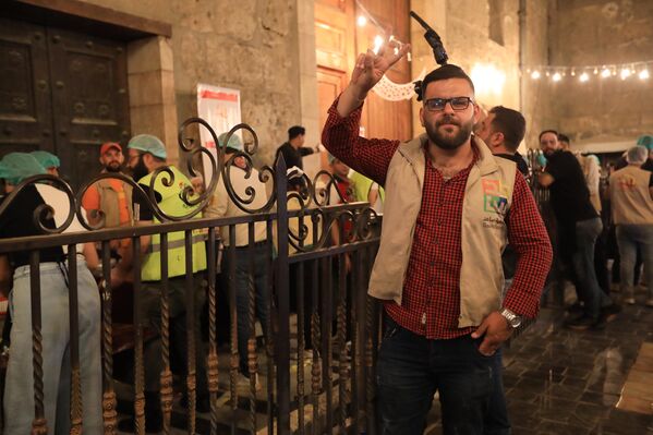 إحياء ليلة القدر في الجامع الأموي في دمشق، سوريا - سبوتنيك عربي