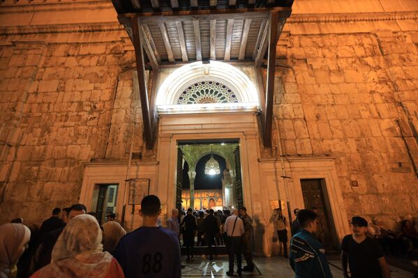 إحياء ليلة القدر في الجامع الأموي في دمشق، سوريا - سبوتنيك عربي