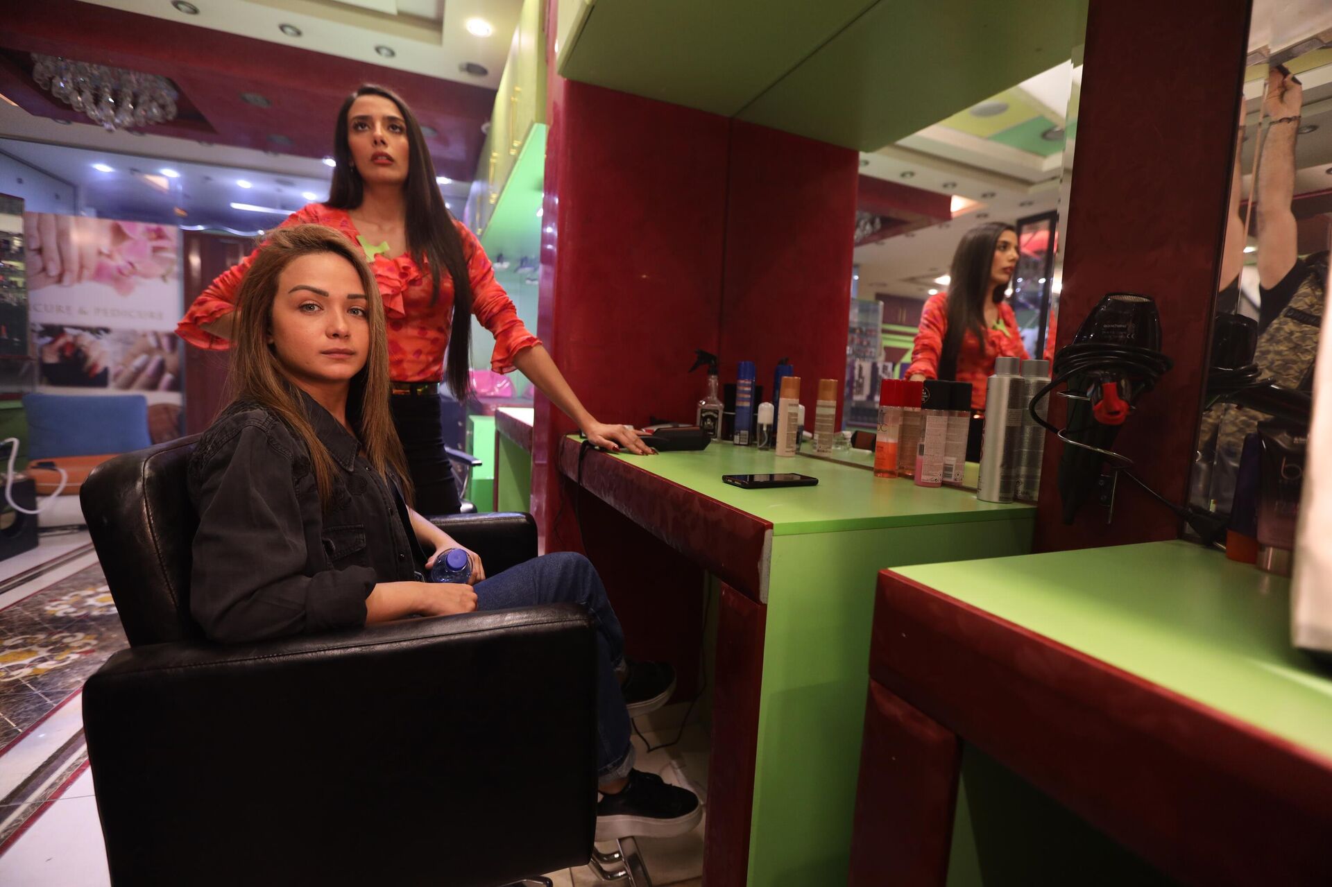 تصوير المشاهد الأخيرة للمسلسل الدرامي السوري كسر عظم الذي حظي عرضه خلال شهر رمضان  - سبوتنيك عربي, 1920, 29.04.2022