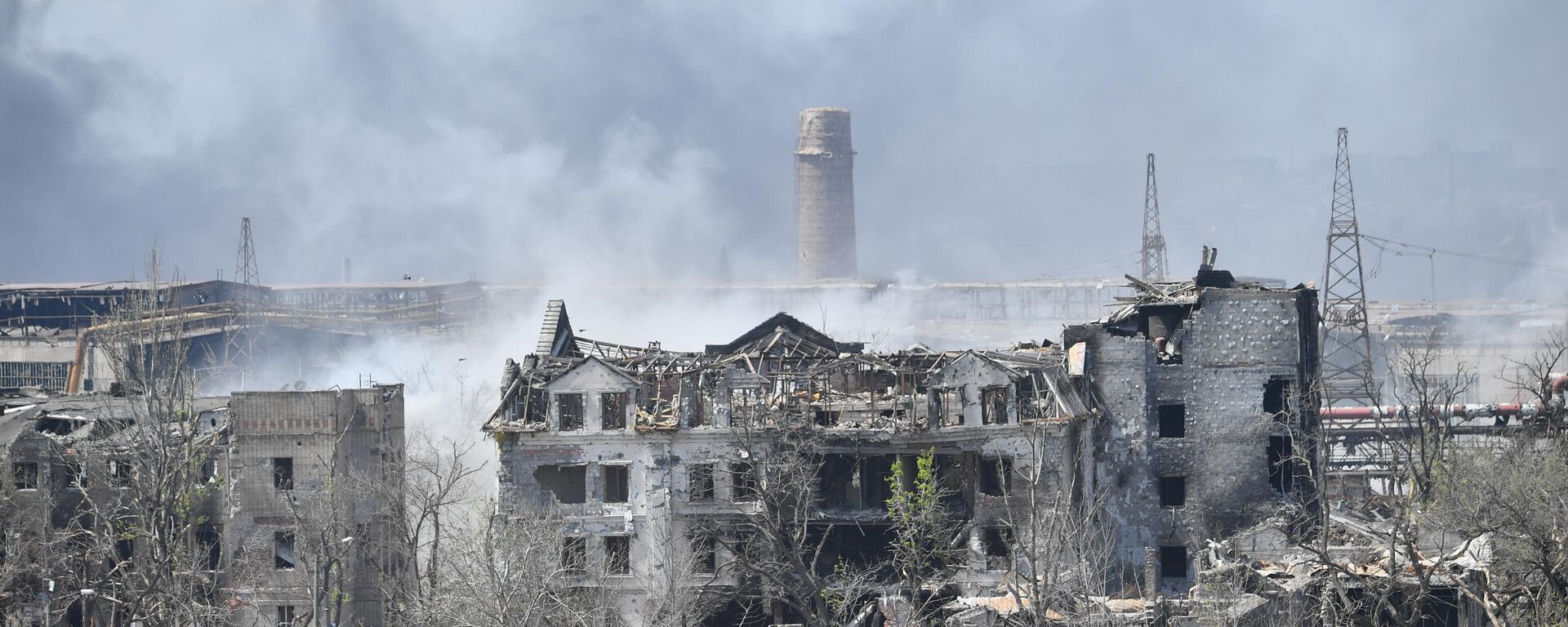 قصف معمل آزوفستال للمعادن في ماريوبول، أوكرانيا 3 مايو 2022 - سبوتنيك عربي, 1920, 05.07.2023